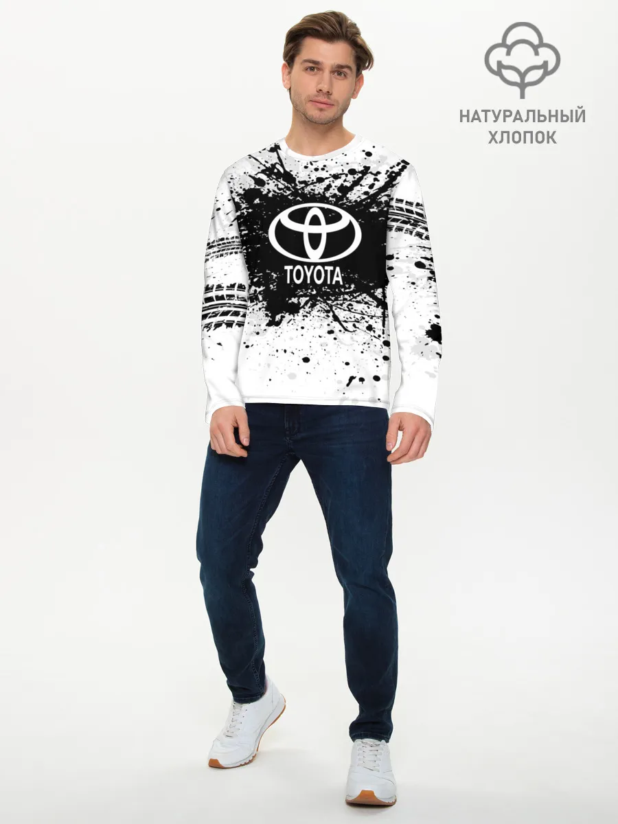 Мужской лонгслив базовый / Toyota