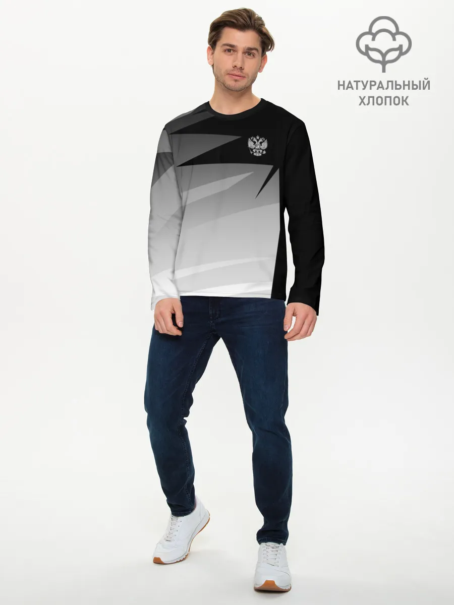 Мужской лонгслив базовый / RUSSIA SPORT | РОССИЯ СПОРТ
