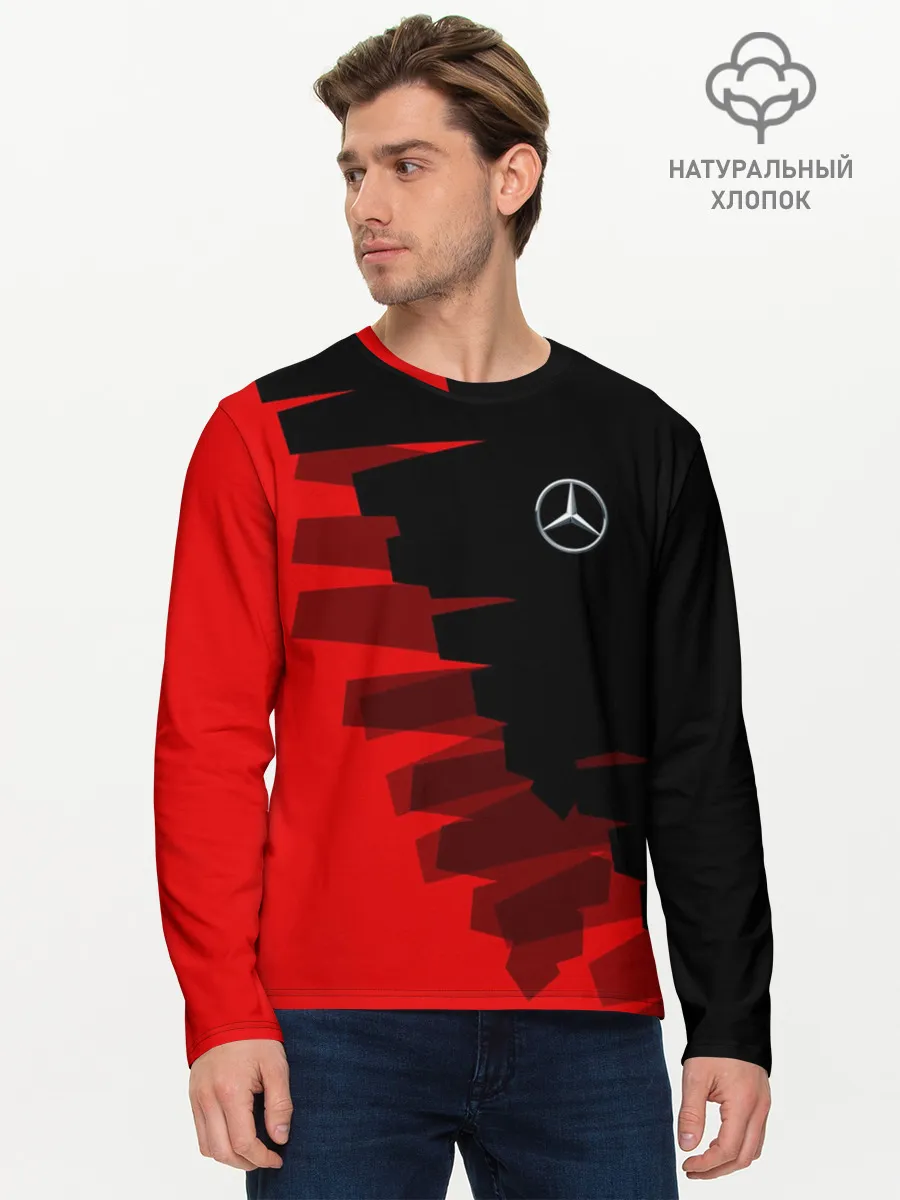 Мужской лонгслив базовый / MERCEDES BENZ SPORT