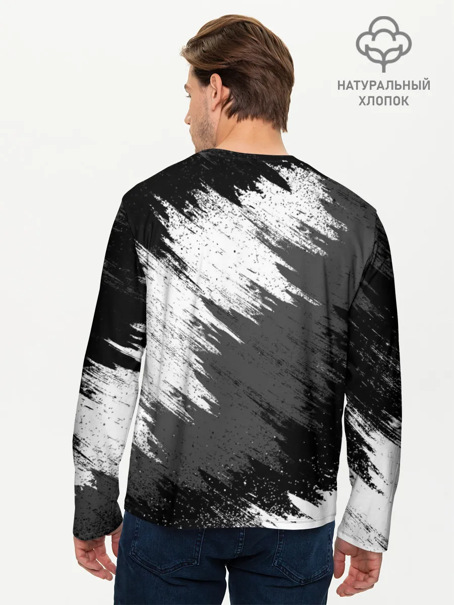 Мужской лонгслив базовый / Nissan