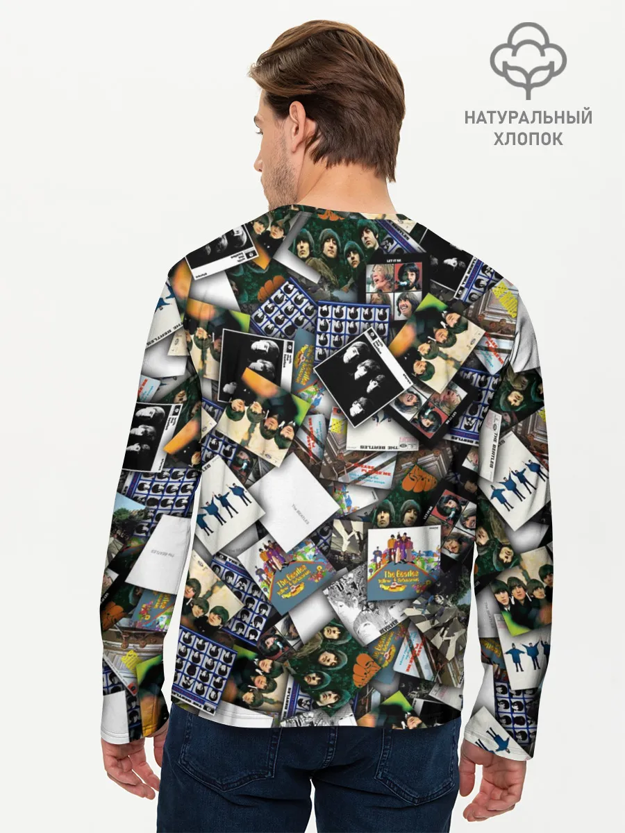 Мужской лонгслив базовый / The Beatles. Дискография