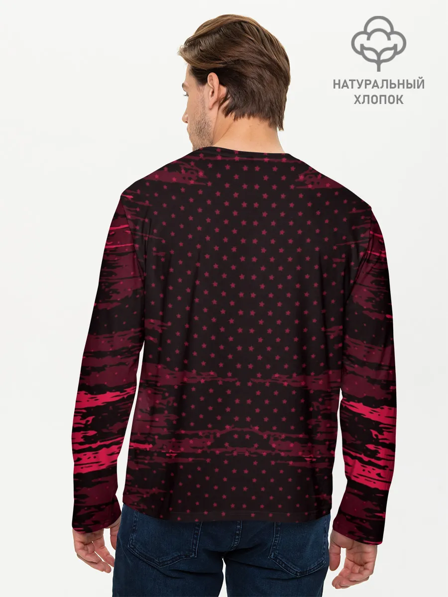 Мужской лонгслив базовый / Bayern abstract collection