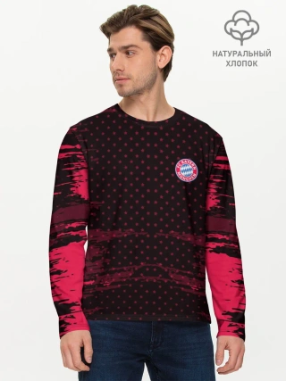 Мужской лонгслив базовый / Bayern abstract collection