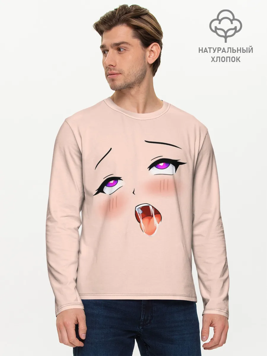 Мужской лонгслив базовый / Ahegao pick