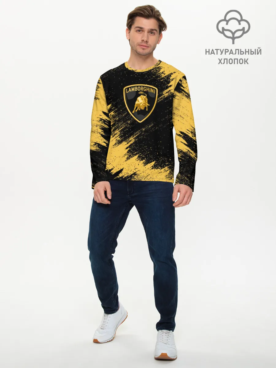 Мужской лонгслив базовый / Lamborghini