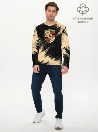 Мужской лонгслив базовый / Porsche