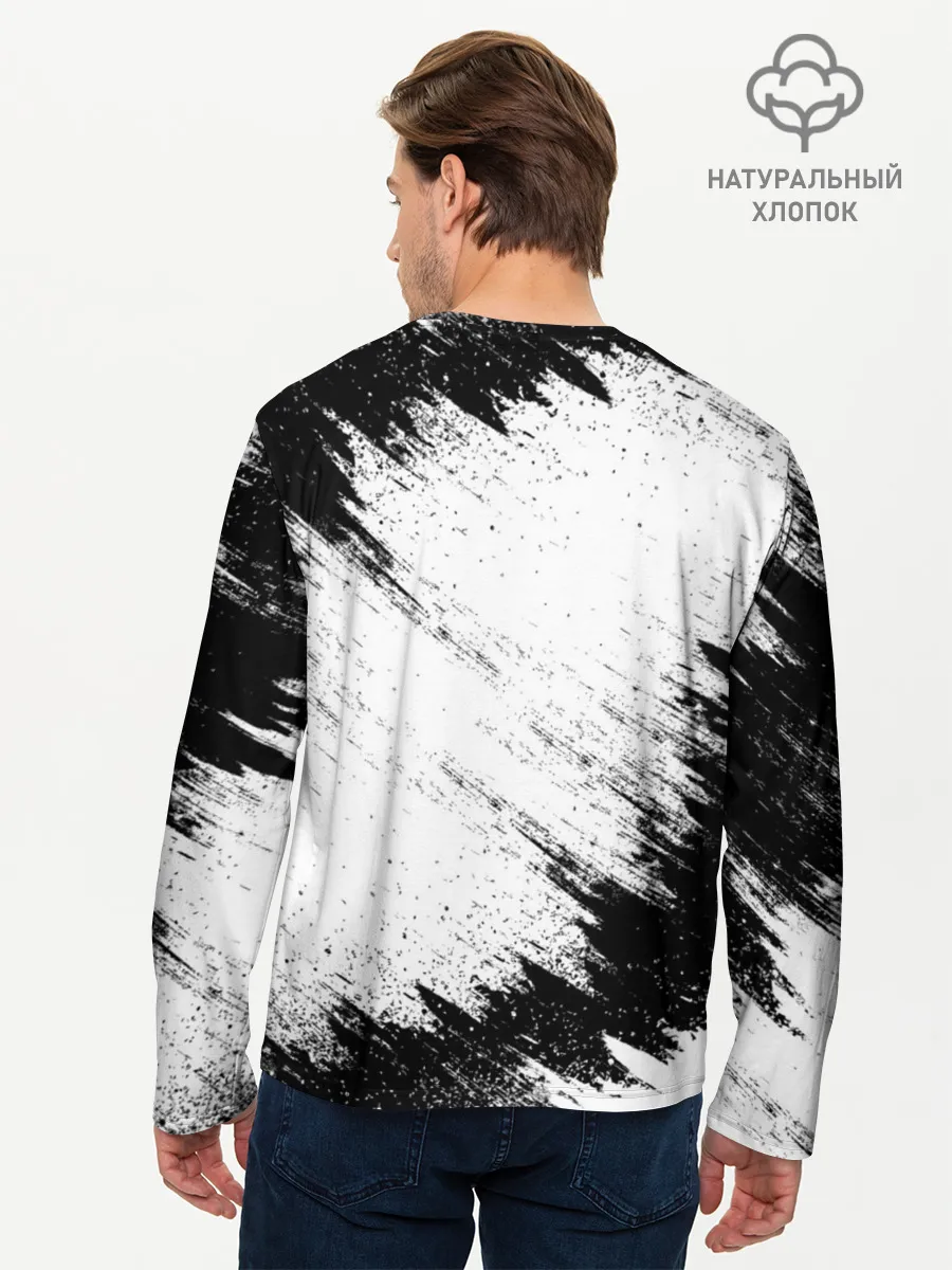 Мужской лонгслив базовый / Mercedes