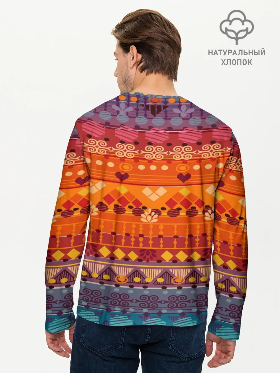 Мужской лонгслив базовый / mexico style