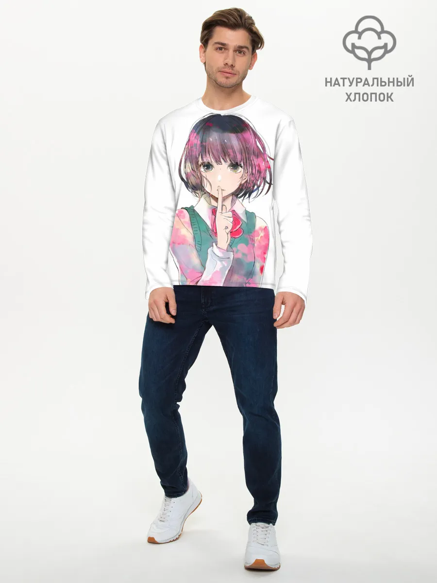 Мужской лонгслив базовый / Kuzu no Honkai