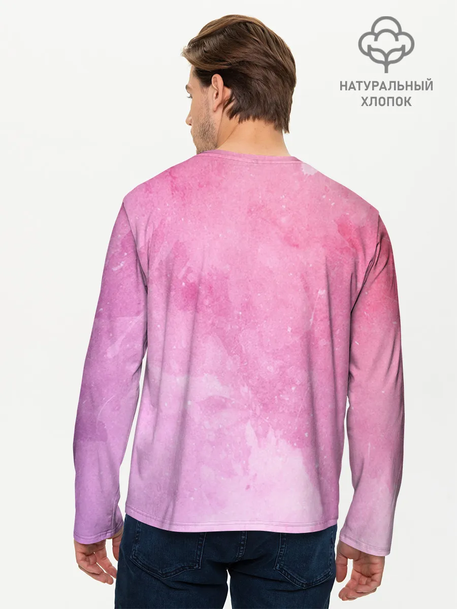 Мужской лонгслив базовый / sorry im late 3d