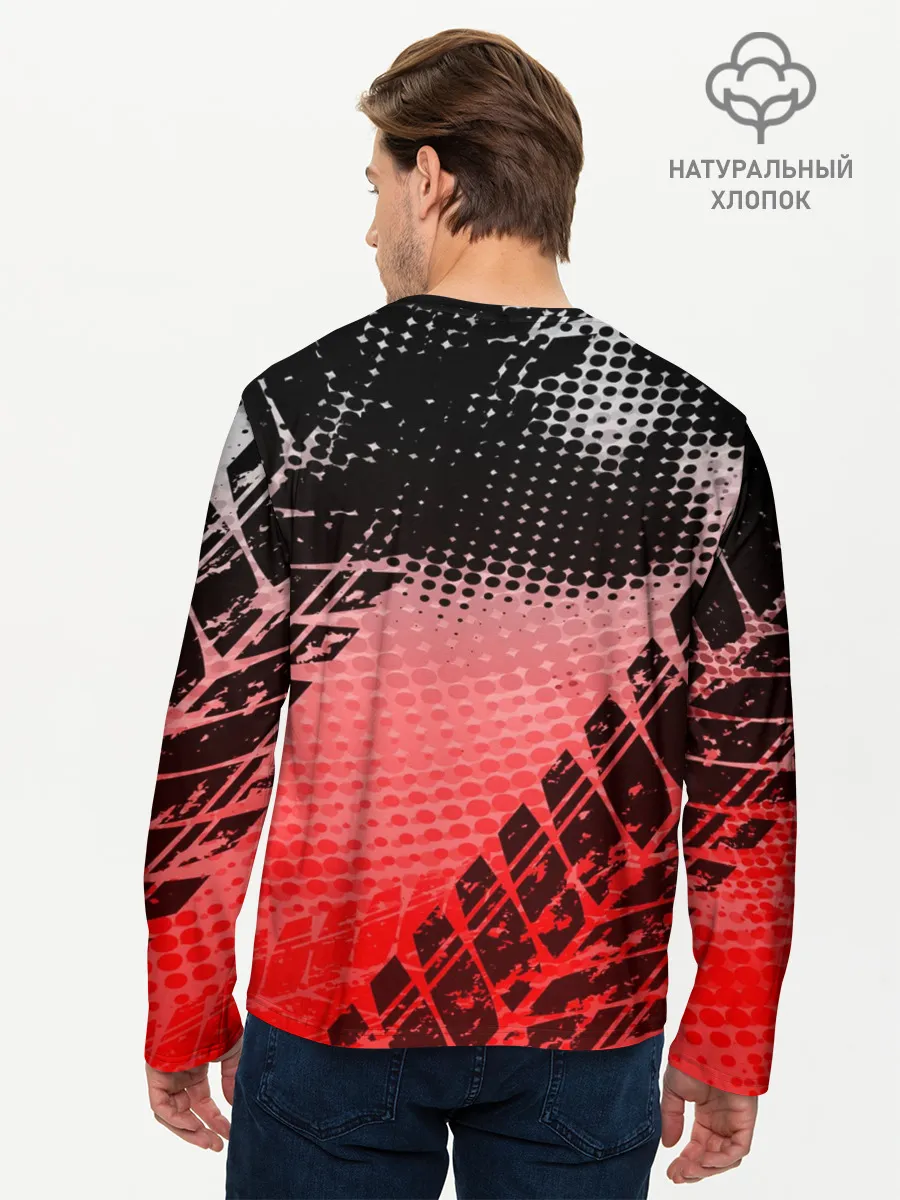 Мужской лонгслив базовый / Mitsubishi sport auto motors