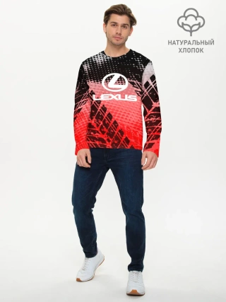 Мужской лонгслив базовый / Lexus sport auto motors