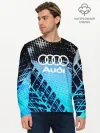 Мужской лонгслив базовый / Audi sport auto motors
