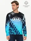 Мужской лонгслив базовый / KIA sport auto motors