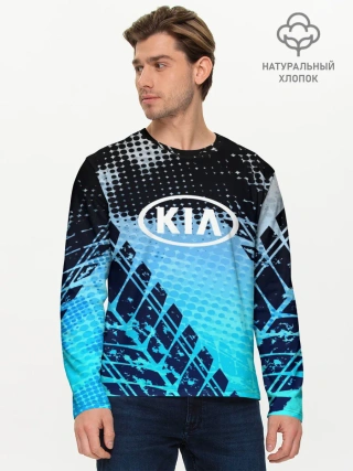 Мужской лонгслив базовый / KIA sport auto motors