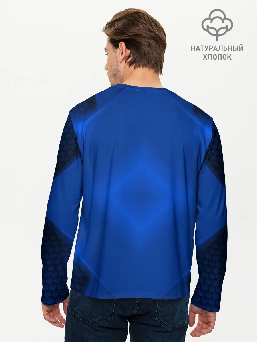 Мужской лонгслив базовый / Opel SPORT