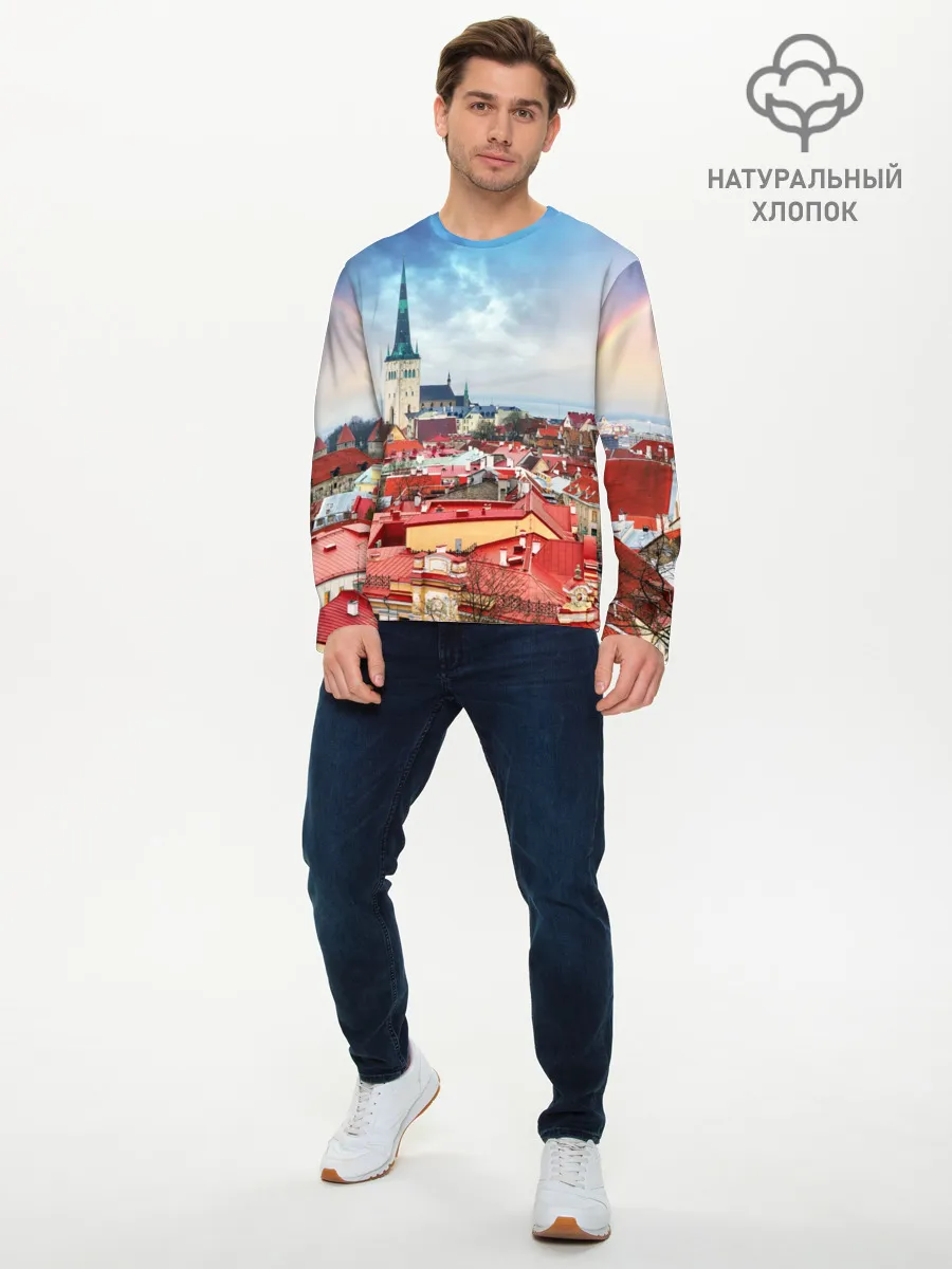 Мужской лонгслив базовый / Таллин