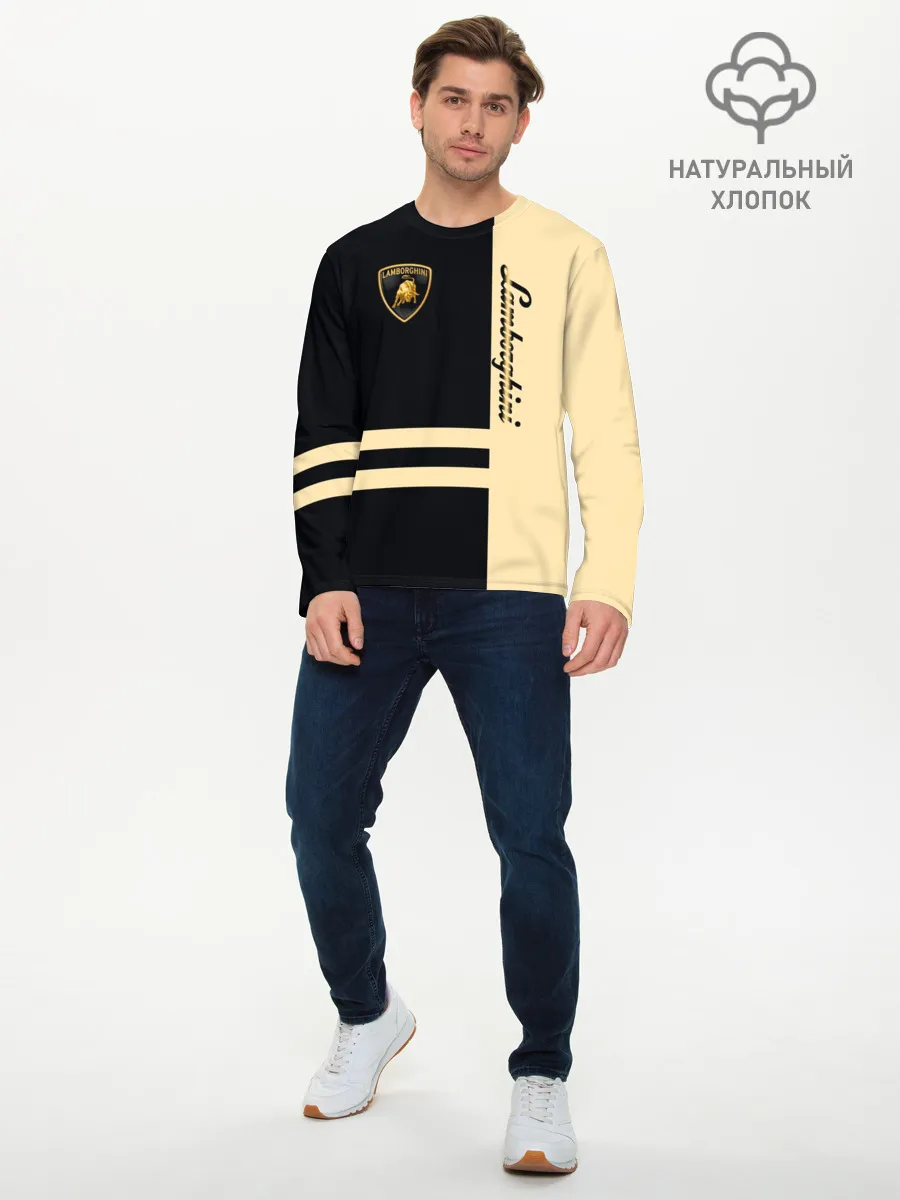 Мужской лонгслив базовый / Lamborghini