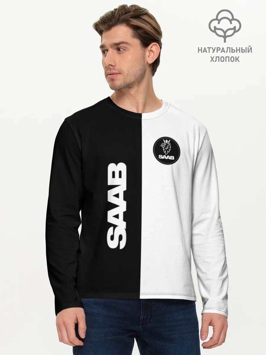 Мужской лонгслив базовый / Saab
