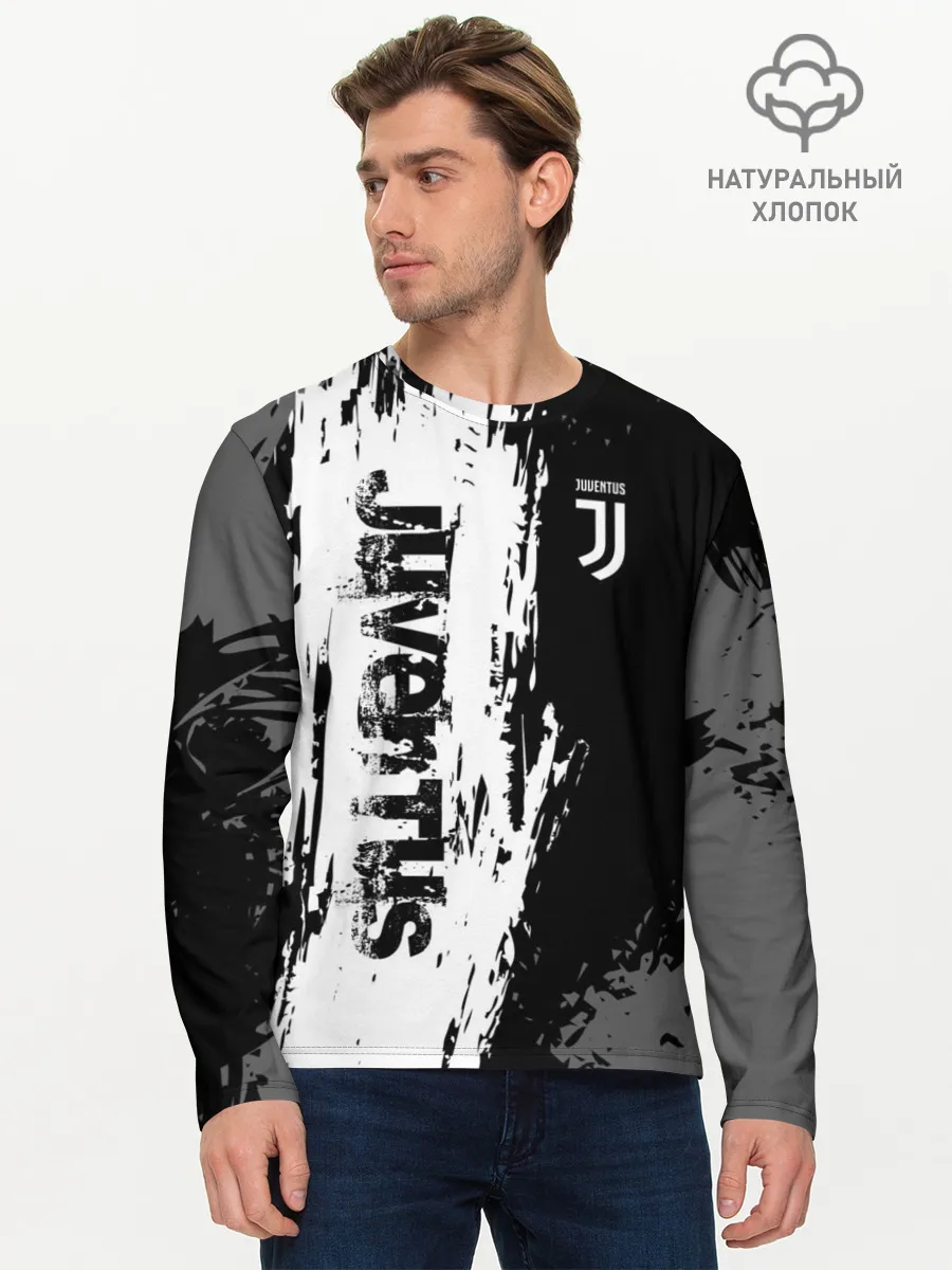 Мужской лонгслив базовый / JUVENTUS / ЮВЕНТУС