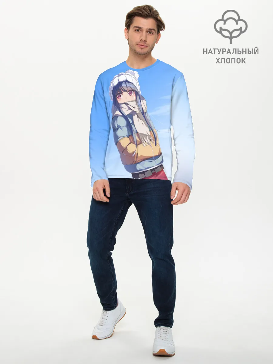 Мужской лонгслив базовый / Rin Shima