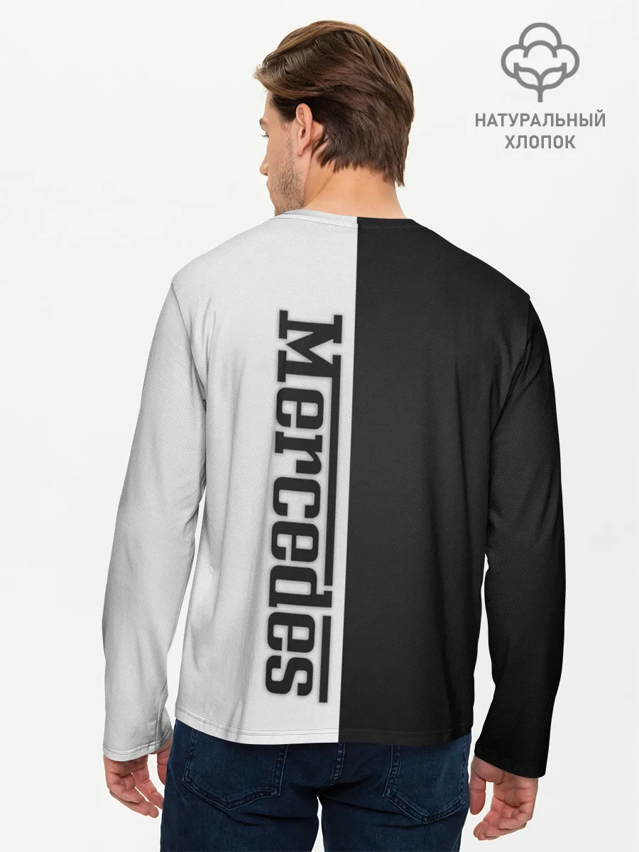 Мужской лонгслив базовый / Mercedes W&B