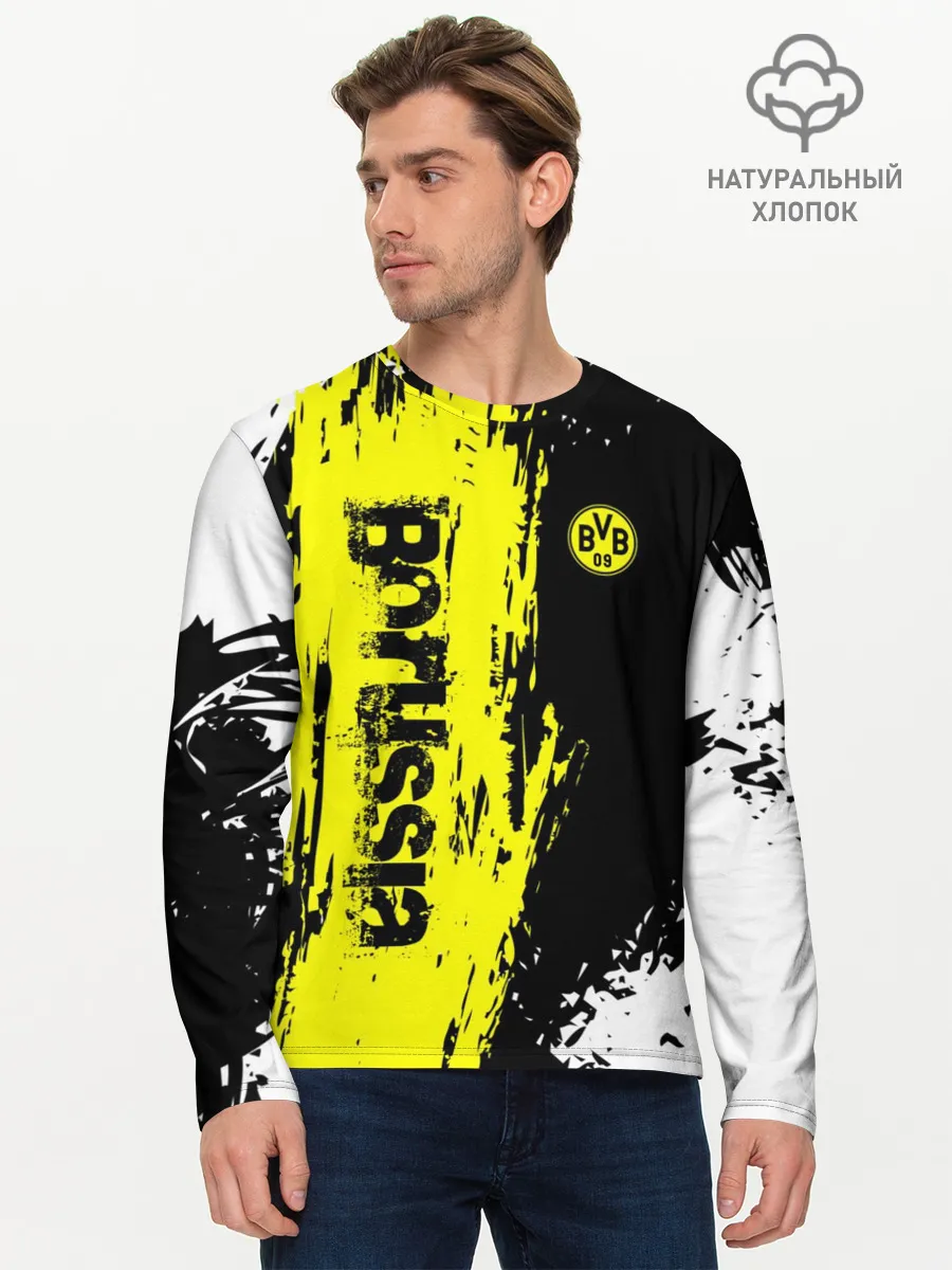 Мужской лонгслив базовый / BORUSSIA SPORT