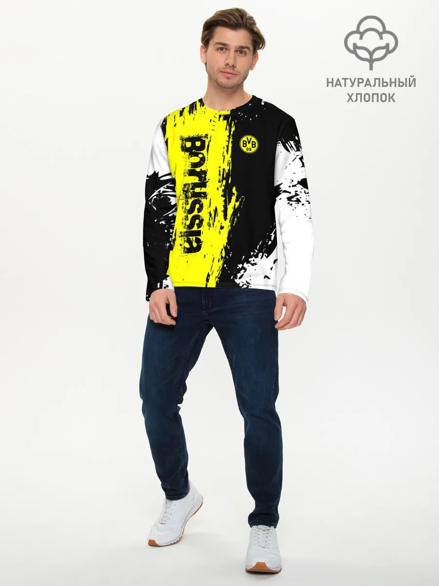 Мужской лонгслив базовый / BORUSSIA SPORT