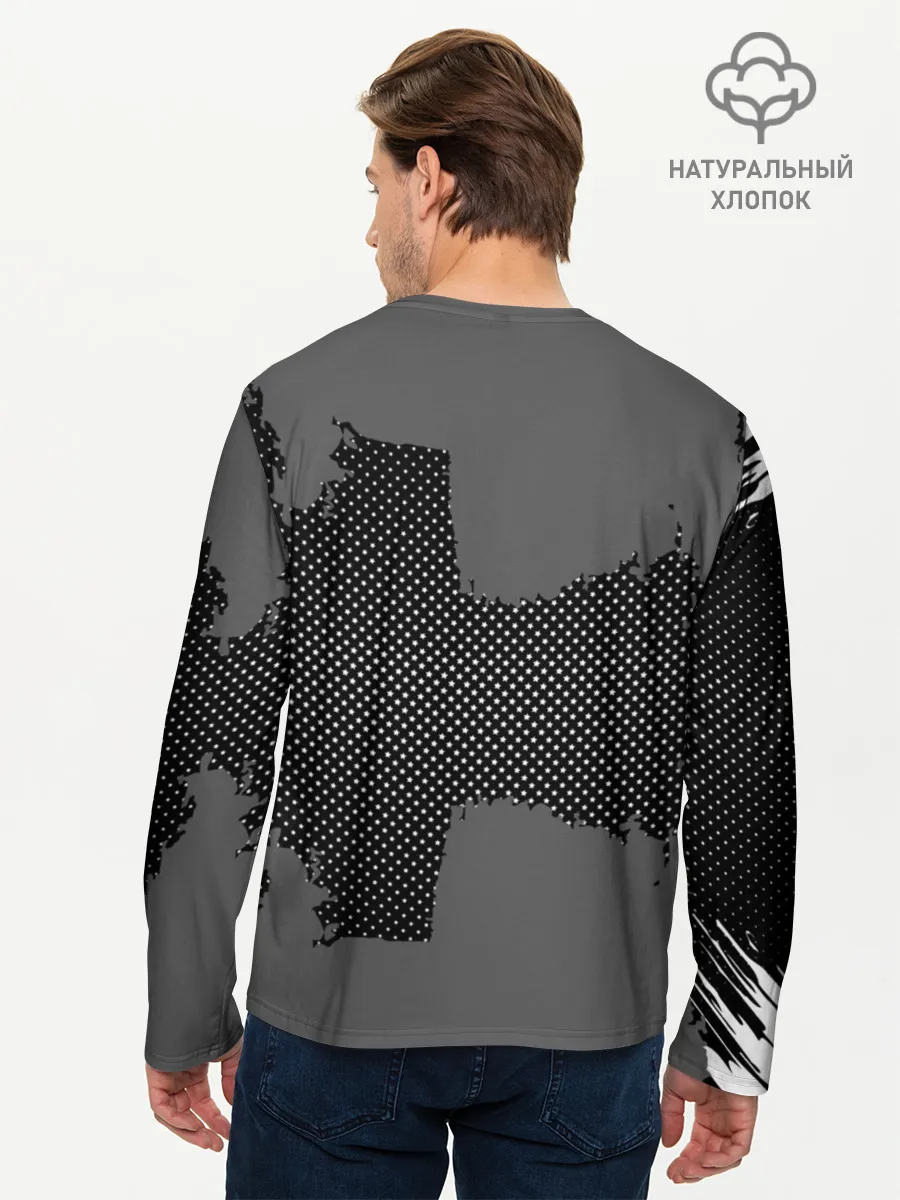 Мужской лонгслив базовый / BARCELONA SPORT GRAY