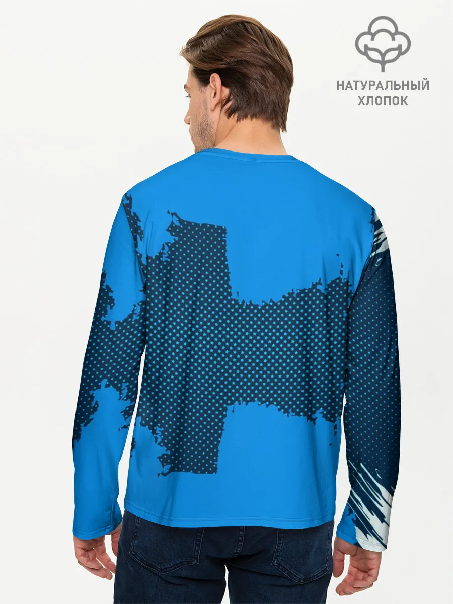 Мужской лонгслив базовый / ARSENAL SPORT BLUE