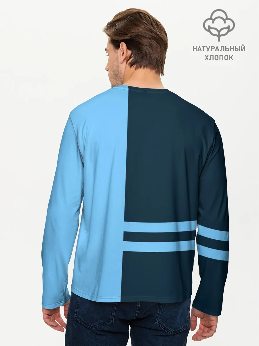 Мужской лонгслив базовый / Mercedes