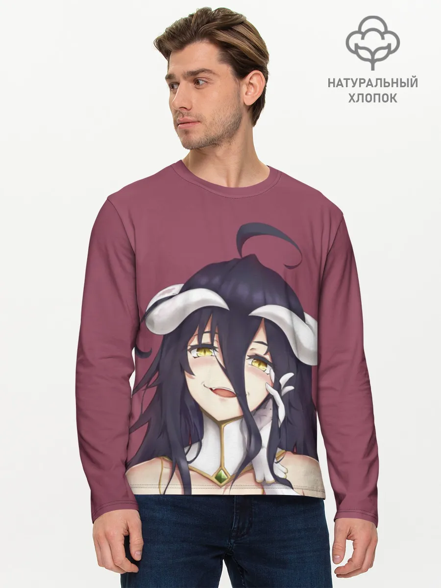 Мужской лонгслив базовый / Albedo Overlord