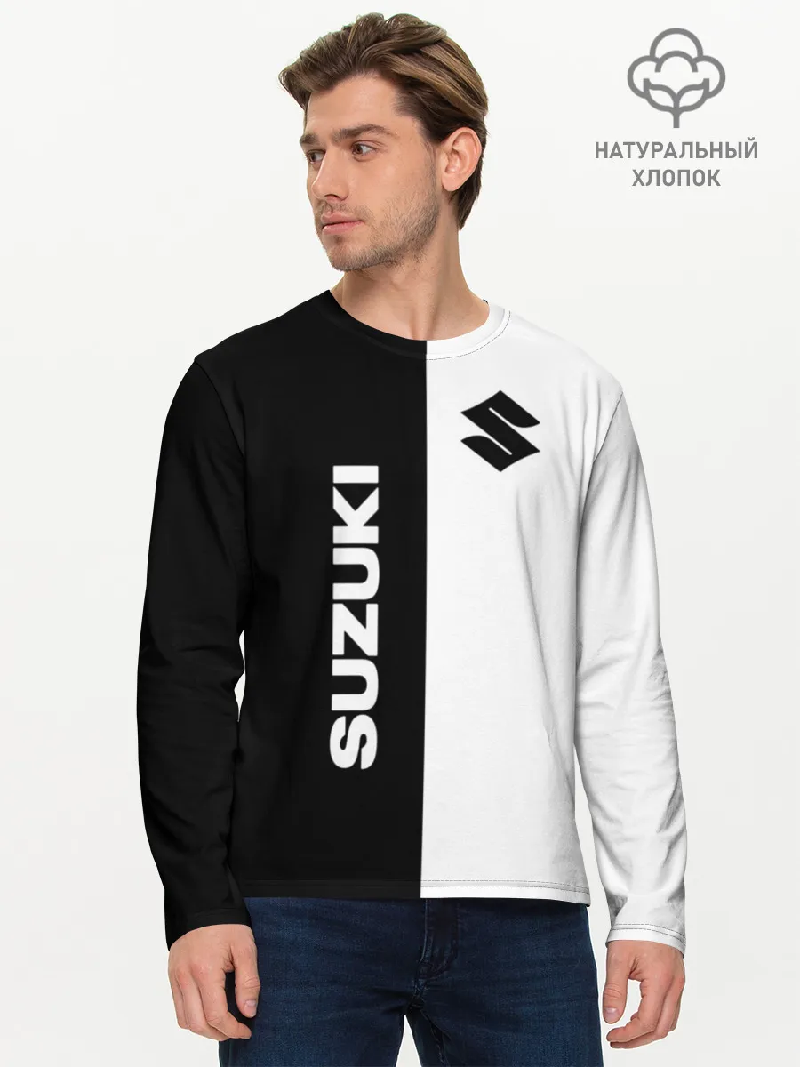 Мужской лонгслив базовый / Suzuki
