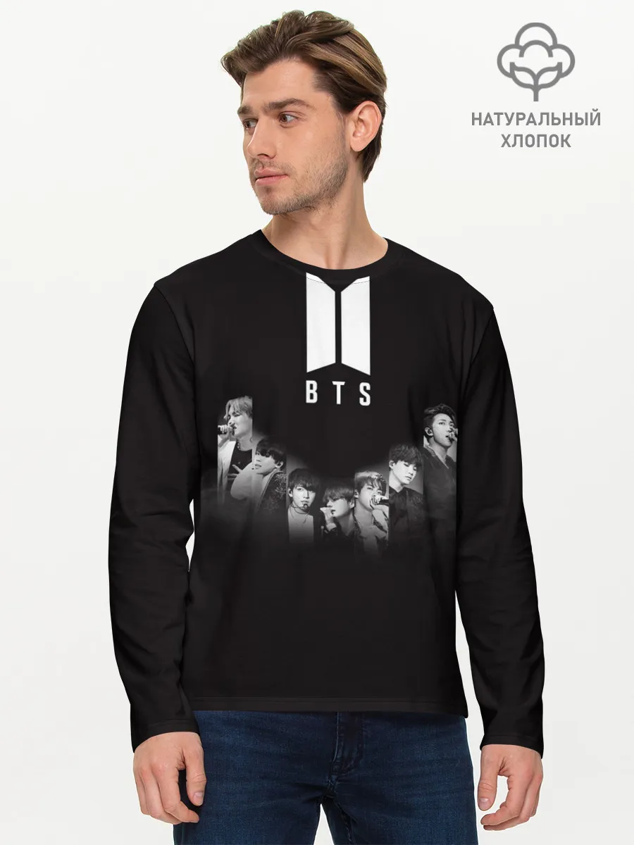 Мужской лонгслив базовый / BTS от Jackie-O