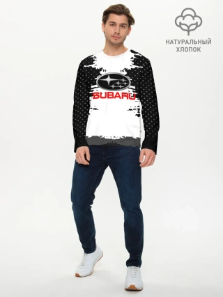 Мужской лонгслив базовый / Subaru