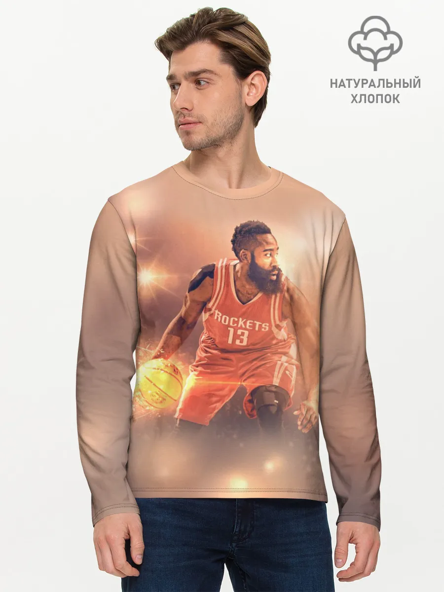 Мужской лонгслив базовый / NBA Stars