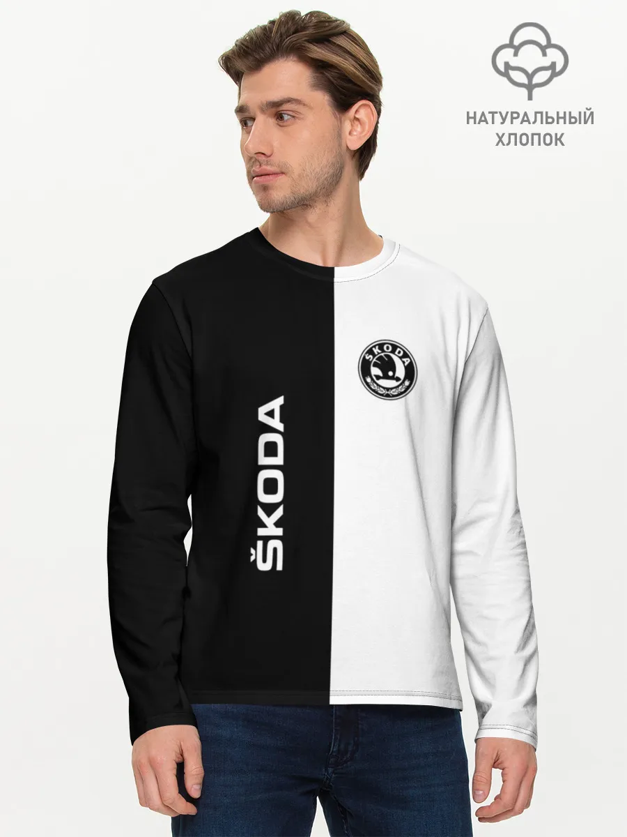 Мужской лонгслив базовый / Skoda Auto a.s.