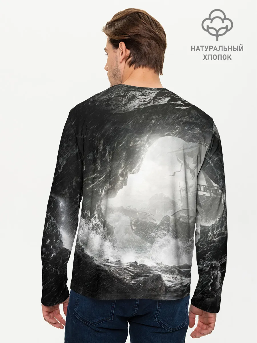 Мужской лонгслив базовый / Tomb Raider