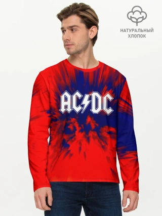 Мужской лонгслив базовый / AC/DC