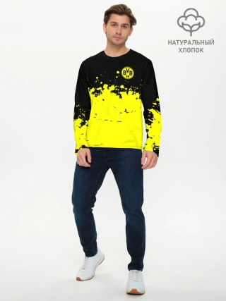 Мужской лонгслив базовый / BORUSSIA SPORT
