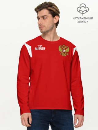 Мужской лонгслив базовый / Сборная России 2018 Акинфеев