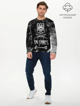 Мужской лонгслив базовый / In Flames King