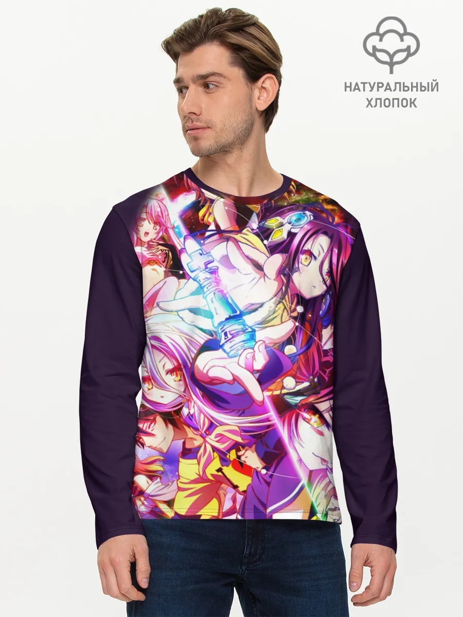 Мужской лонгслив базовый / Аниме ферзь