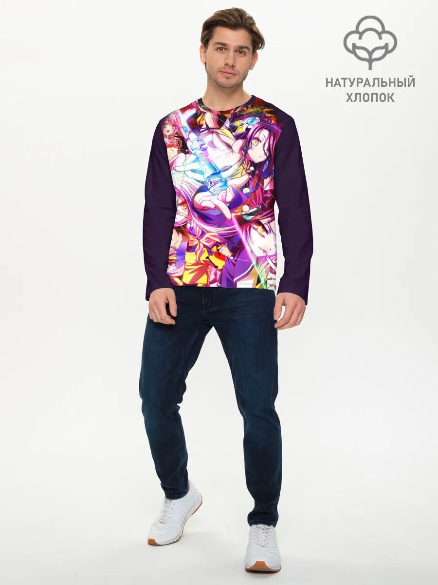 Мужской лонгслив базовый / Аниме ферзь