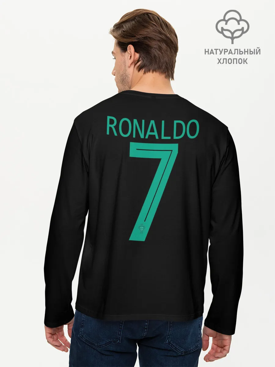 Мужской лонгслив базовый / Роналду 2018 ЧМ Альтернативная