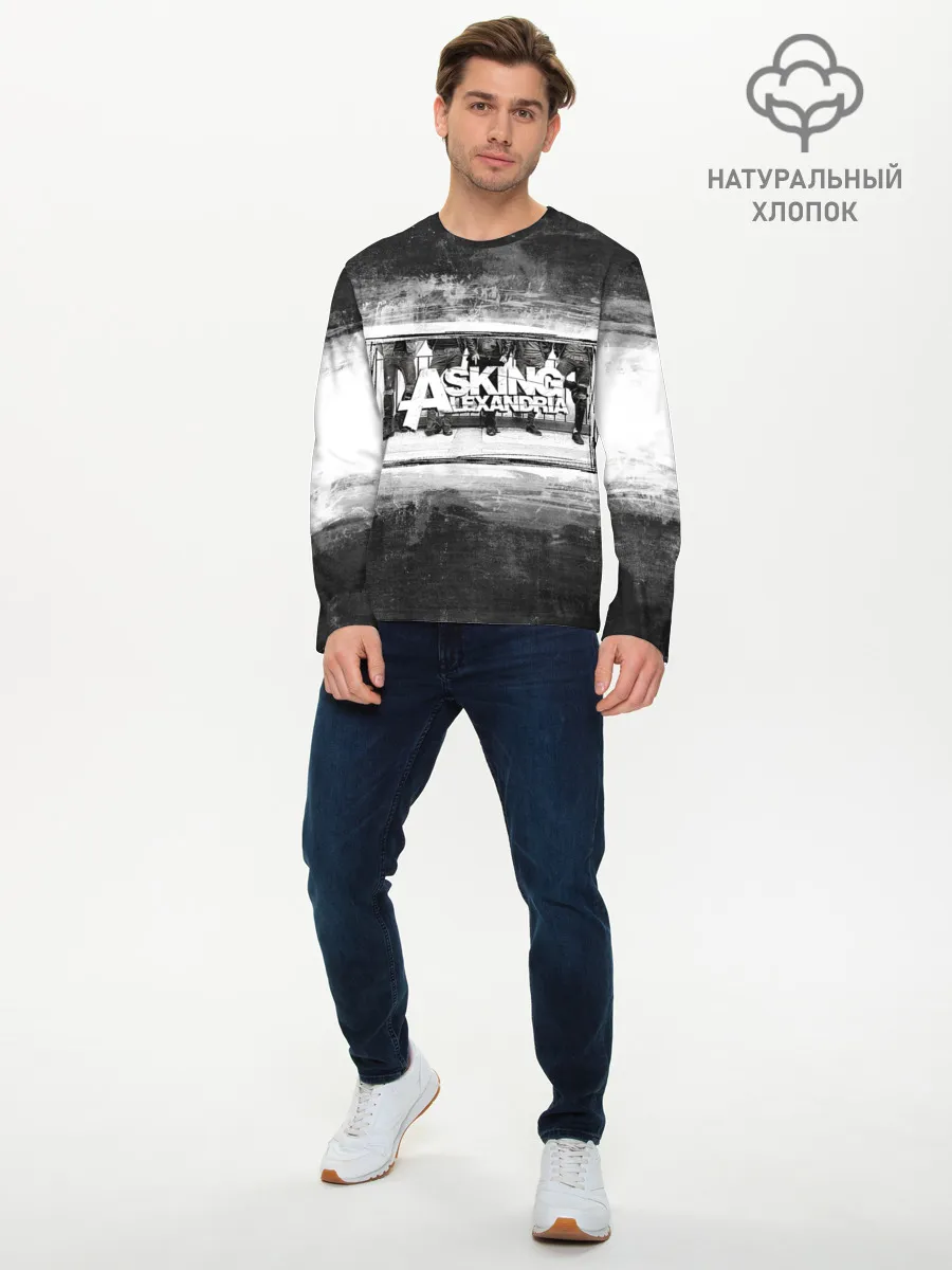 Мужской лонгслив базовый / Asking Alexandria