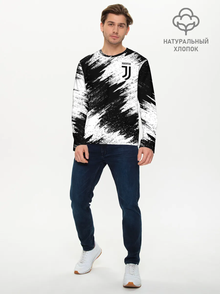 Мужской лонгслив базовый / Juventus