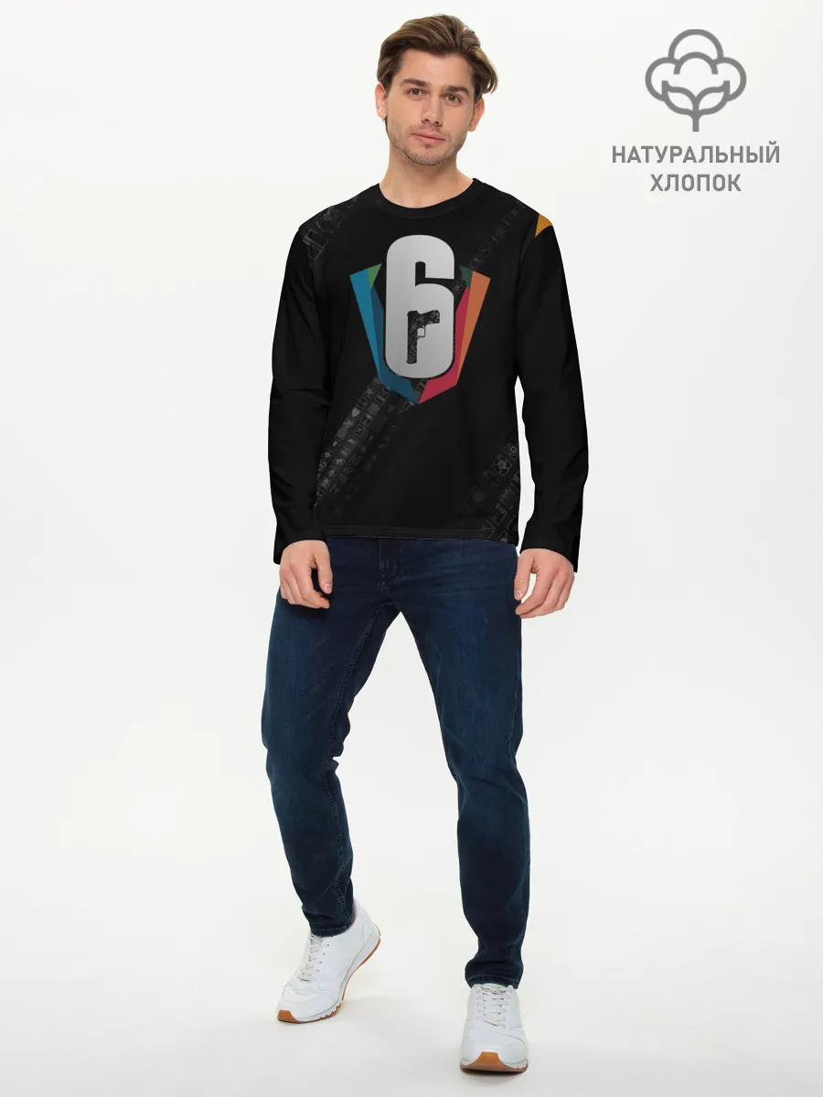 Мужской лонгслив базовый / RAINBOW SIX SIEGE CYBERSPORT