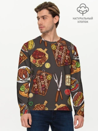Мужской лонгслив базовый / Вкуснятина