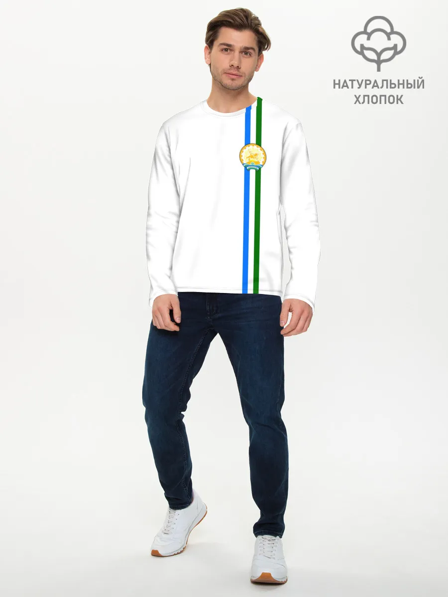 Мужской лонгслив базовый / Башкортостан